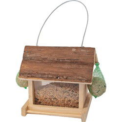 Voederhuis natural ophangbaar 21 cm