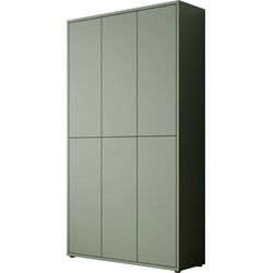 Meubella - Schoenenkast Amber - Groen - 109 cm