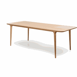 Gazzda Fawn table houten eettafel naturel - 200 x 90 cm