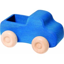 Grimm's Grimm's houten vrachtwagen klein blauw