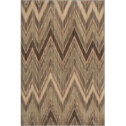 Safavieh Contemporary Indoor Woven Area Rug, Infinity Collection, INF588, in Taupe & Beige, 122 X 183 cm