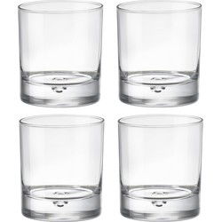 Bormioli Whisky glazen - 12x - Barglass serie - transparant - 280 ml - Whiskeyglazen