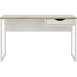 Bureau met 1 lade en metalen onderstel B130 cm  FUNCTION