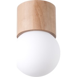 Moderne Plafondlamp Nielsen Hout