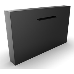 Cascadi Aluminium Watervalelement (naast vijver) Lengte: 1000 Breedte: 250 Hoogte: 1200