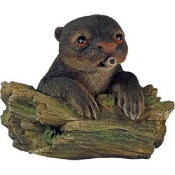 Drijvende spuitfiguur Otter op boomstam - Ubbink