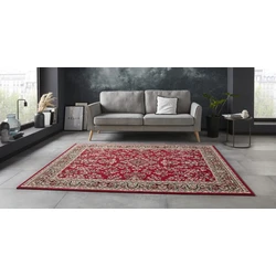 Klassiek vloerkleed - Oriental Rood - Ø 140 CM