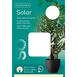 Solar plantlampjes warm wit - Lumineo