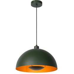 Bianco groene hanglamp diameter 40 cm 1xE27