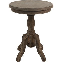 Clayre & Eef Bijzettafel Bruin Hout