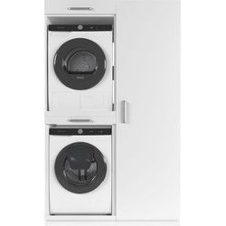 Wasophoogte Wasmachine Kast Tokyo – Pure Wit