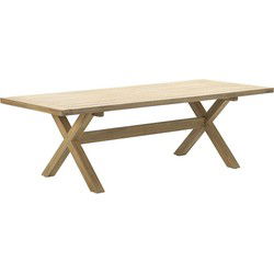 La Plata dining tafel - 240x100 cm - acacia white wash