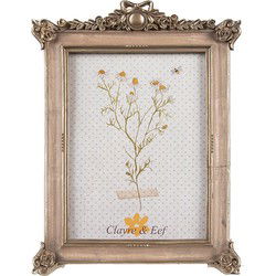 Clayre & Eef Fotolijst Goudkleurig Polyresin