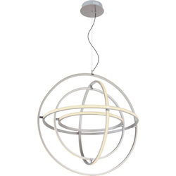 Moderne hanglamp Kurus - L:82cm - LED - Metaal - Grijs