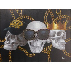 Kare Schilderij Skull Gang 120x90cm