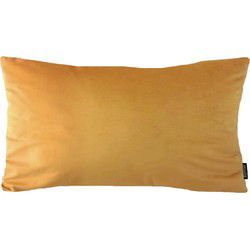 Sierkussen Velvet Oranje/Goud Long | 30 x 50 cm | Velvet/Polyester