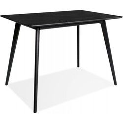 MARIUS kleine tafel 120x80x76 cm Zwart