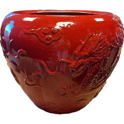 PTMD Bloempot Terron - 55x55x45 cm - Keramiek - Roze