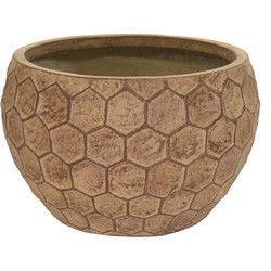 Yara Bowl Low Sand D56H36.5 cm bloempot