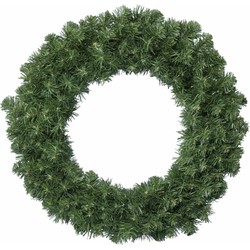 Decoris Kerstkrans - groen - 35 cm - kerstversiering - dennenkrans - Kerstkransen