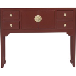 Fine Asianliving Chinese Sidetable Scarlet Rouge - Orientique