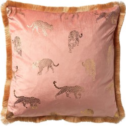 Dutch Decor BOAN - Sierkussen Dusty Pink 45x45 cm - roze - Dutch Decor