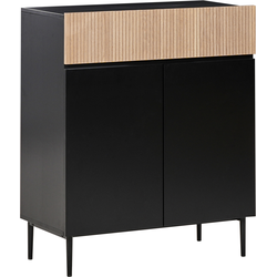 Beliani BLYTHE - Sideboard-Zwart-MDF
