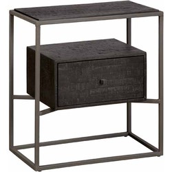 Tower living Cascia 1 drwr sidetable  55x30x60