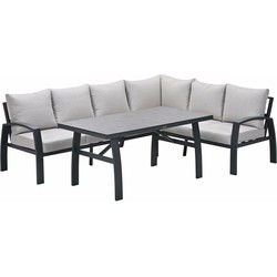 Garden Impressions Cameron lounge dining set 3-delig rechts - desert sand