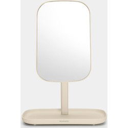 Spiegel met accessoire schaal - Soft Beige