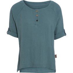 Knit Factory Nena Top - Stone Green - L