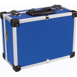 Aluminium gereedschapskoffer 320 x 230 x 155 mm blauw - Velleman