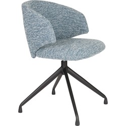 Housecraft Living Balado Eetkamerstoelen Blauw - Set van 2