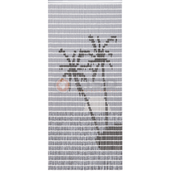 081 Vliegengordijn met Palmenstrand - kant en klaar 92 x 209