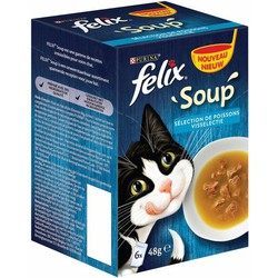 Felix soup vis selectie mp 6x48gr