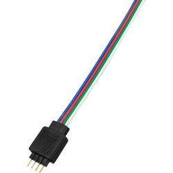Groenovatie LED Strip RGB Klik Connector Male, 4-Aderig, Soldeervrij