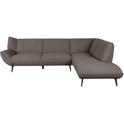 LABEL51 Hoekbank Pesaro - Bruin - Boucle - Rechts