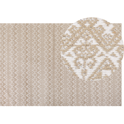 Beliani ATIMA - Gevlochten-Beige-Jute