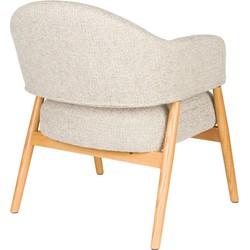 Housecraft Living Indy Fauteuil met armleuning lichtbruin/ Beige