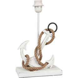 Clayre & Eef Lampenvoet Beige Hout Anker