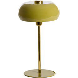 Light&living Tafellamp Ø26x47 cm SURIN glans olijf groen+goud