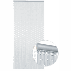 Vliegengordijn Liso ® Hulzengordijn RAL 9003 Signaalwit | Kant en Klaar 92 x 209 cm