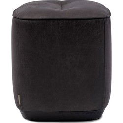 Riviera Maison Poef - Kim Stool - Bruin