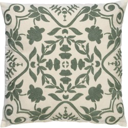 Dutch Decor MENA - Kussenhoes katoen - 45x45 cm - Jadeite - groen - Dutch Decor