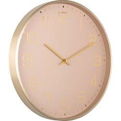 Wall Clock Elegance Glow