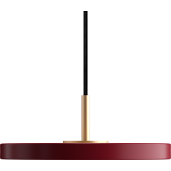 Asteria micro hanglamp ruby red - met koordset - Ø 15 cm