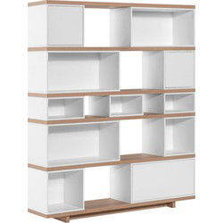 Bibliotheek met aanpasbare meerdere opbergmogelijkheden H170 cm - BALANCE