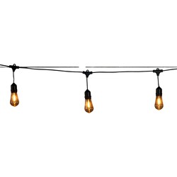 10led retro party light rubber 5m met 3m aanloopsnoer
