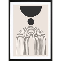 Balance Is Key Abstract Pt.1 Poster (21x29,7cm)