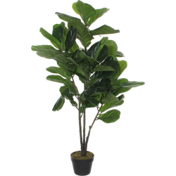 Ficus Lyrata Kunstplant - H120 x Ø60 cm - Groen